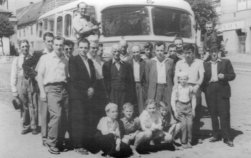 Zhořáci na 1. máje 1962 v Rosicích